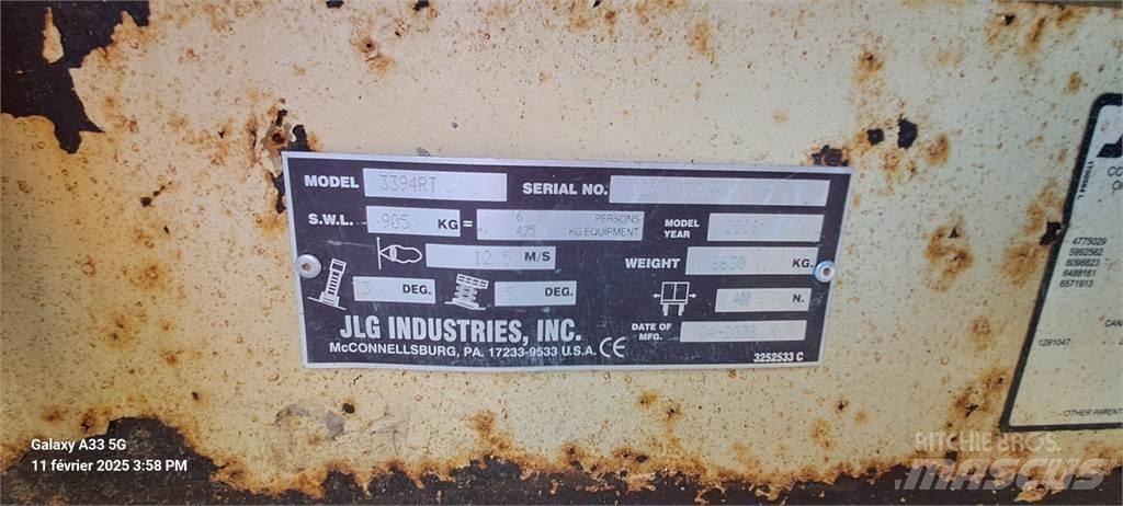 JLG 3394RT Makasli platformlar