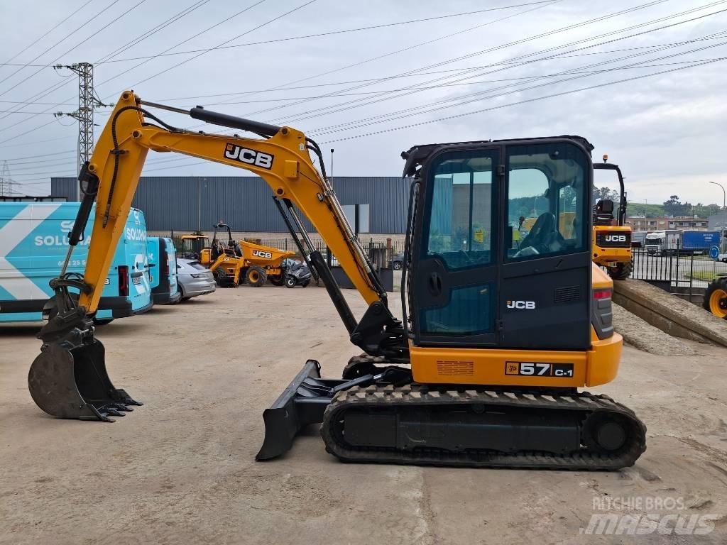 JCB 57C Mini ekskavatörler, 7 tona dek