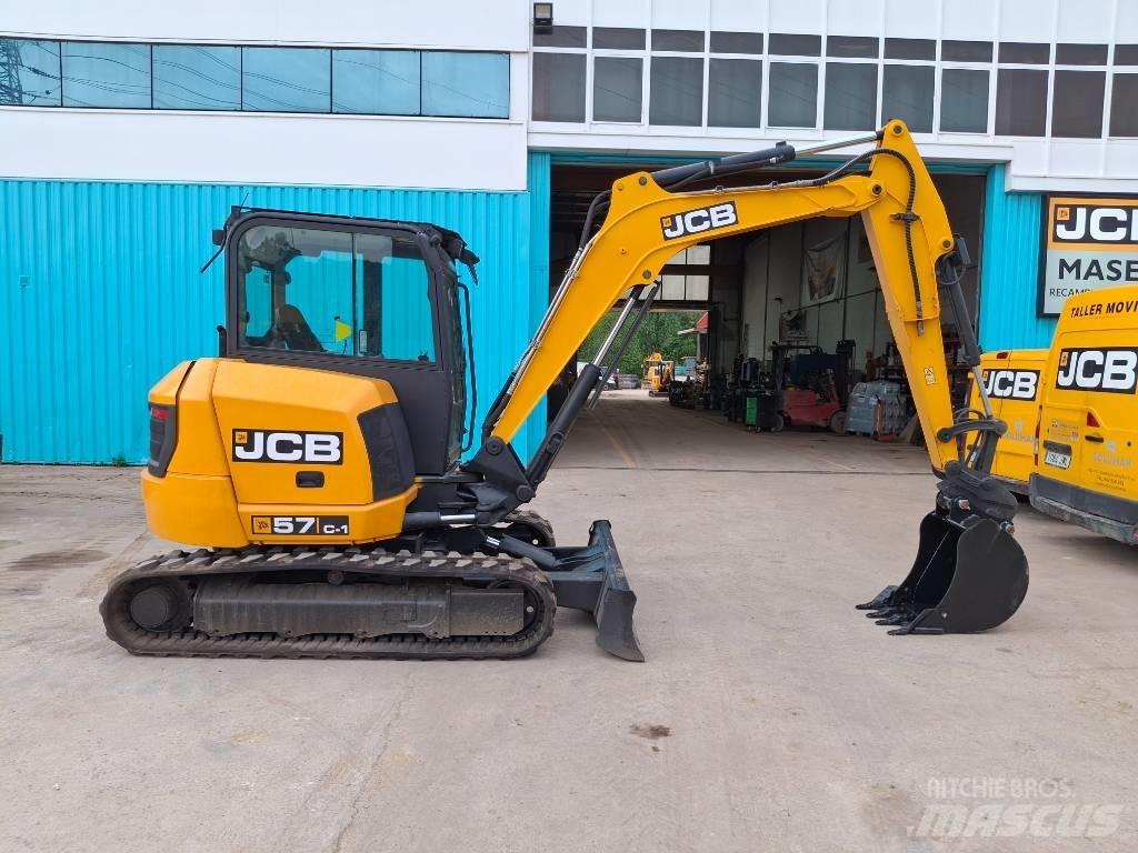 JCB 57C Mini ekskavatörler, 7 tona dek