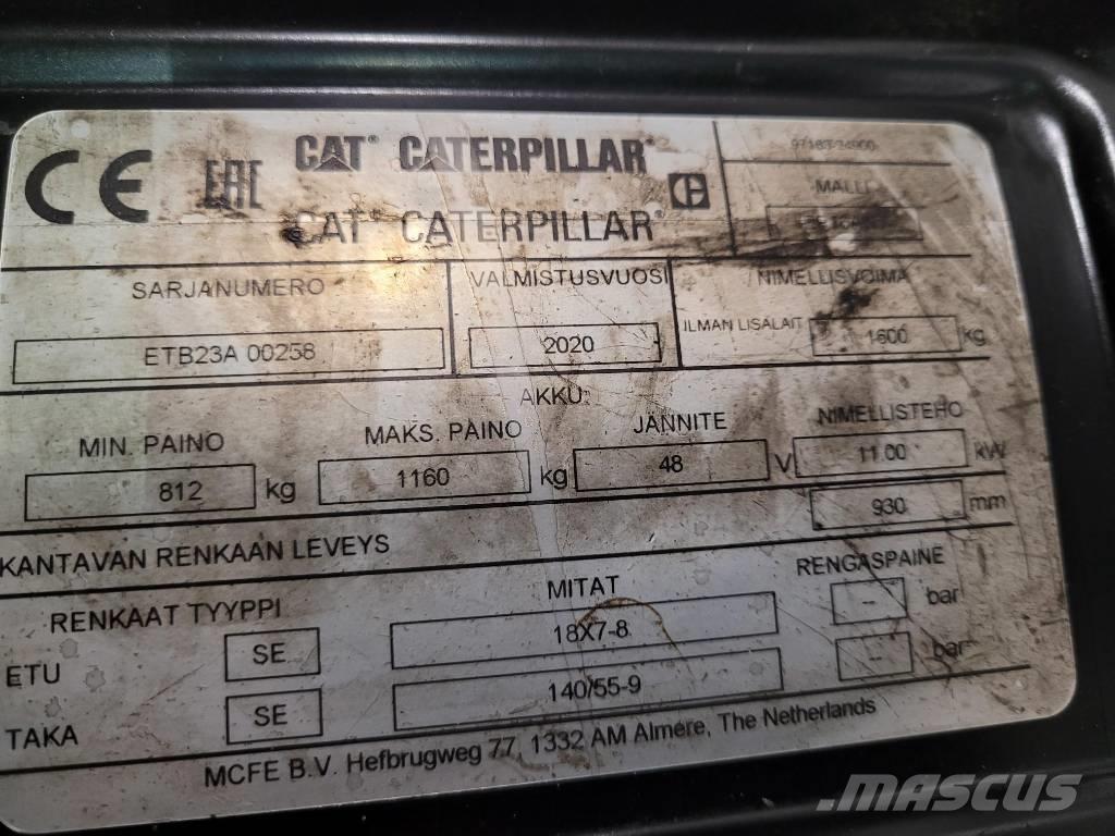 CAT EP16 ANT Elektrikli forkliftler