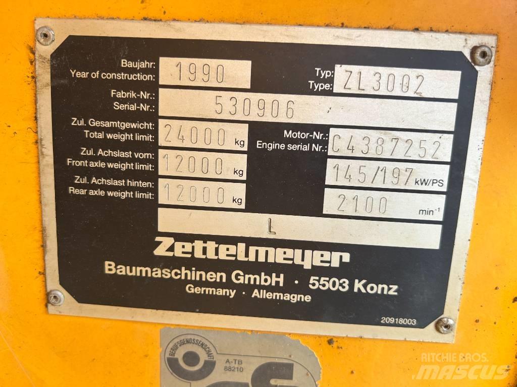 Zettelmeyer ZL 3002 Tekerlekli yükleyiciler