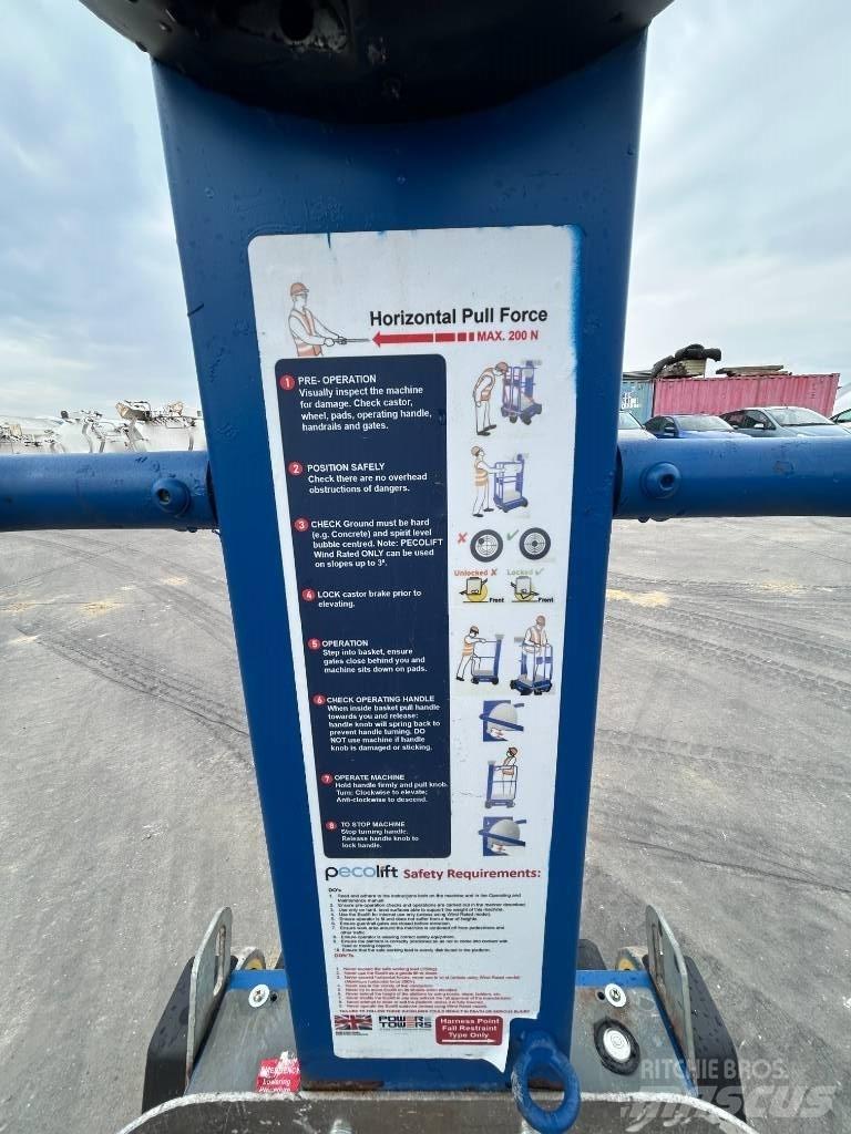  PECOLIFT Pecolift İtmeli personel platformları