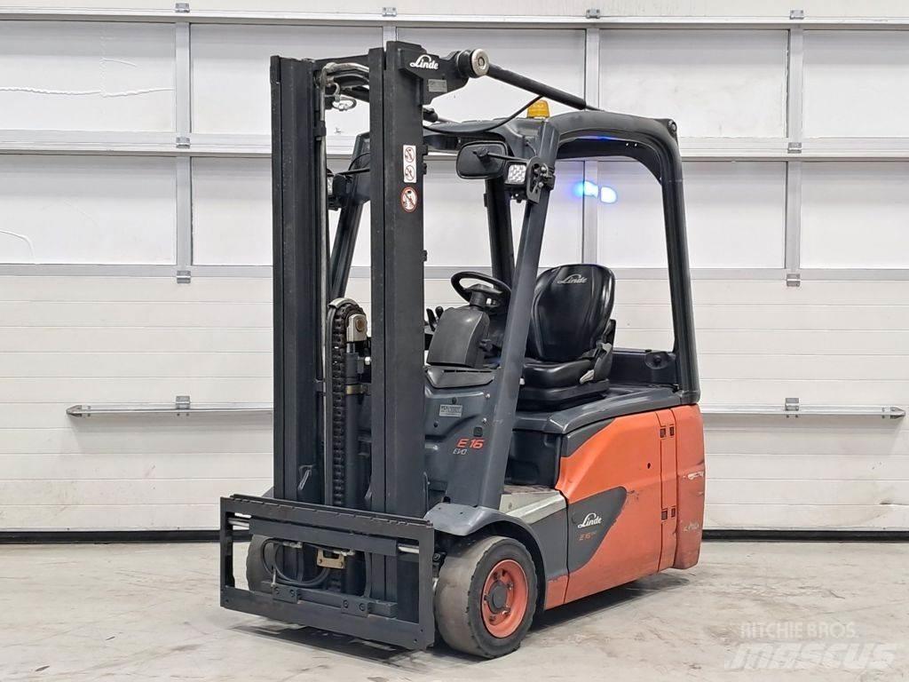 Linde E16-02 Elektrikli forkliftler