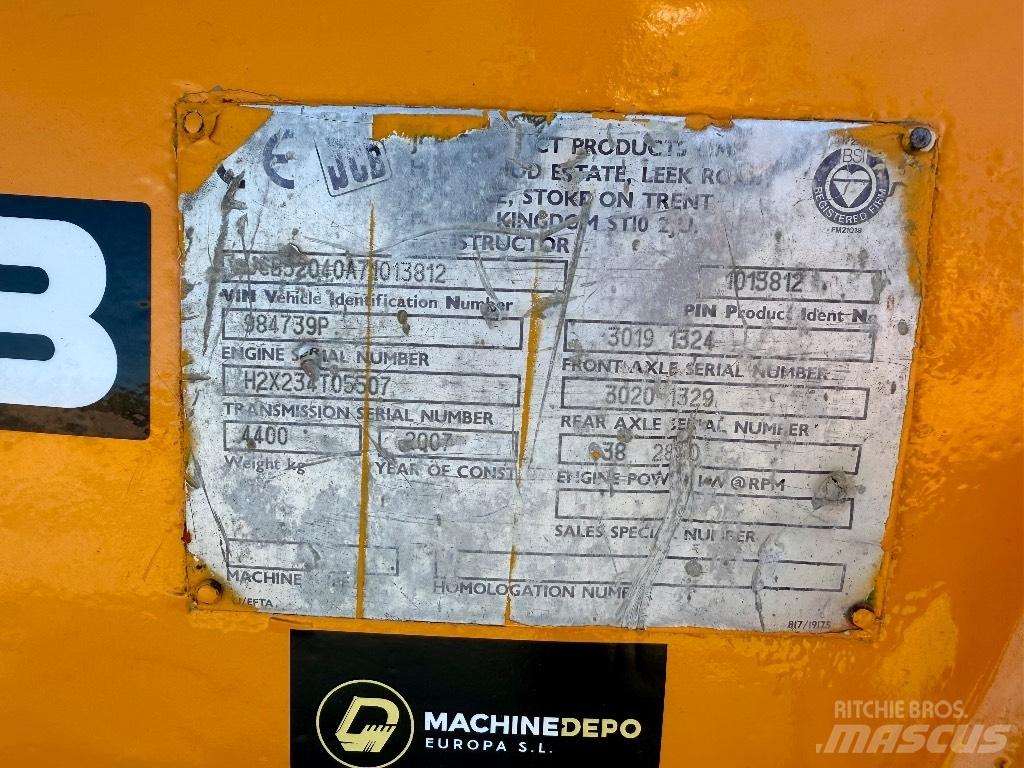 JCB 520-40 Tarimsal teleskopik yükleyiciler