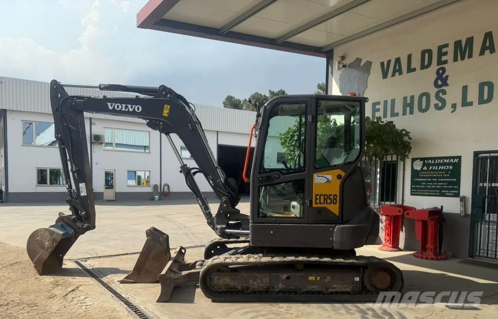 Volvo ECR 58 F Mini ekskavatörler, 7 tona dek