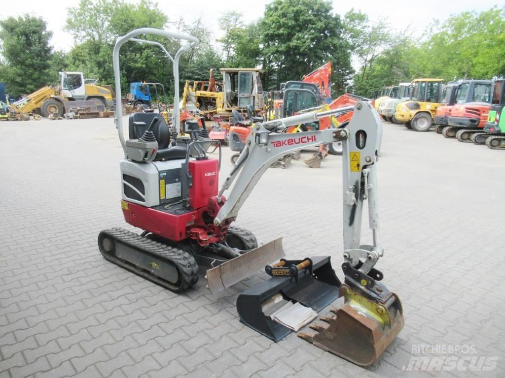Takeuchi TB 210 R Mini ekskavatörler, 7 tona dek