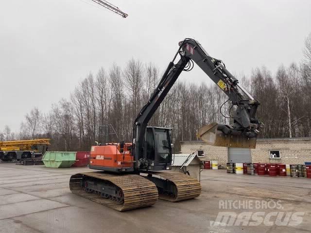 Atlas 160 LC Paletli ekskavatörler