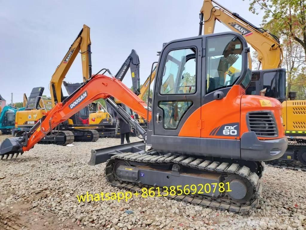 Doosan DX 60 Mini ekskavatörler, 7 tona dek