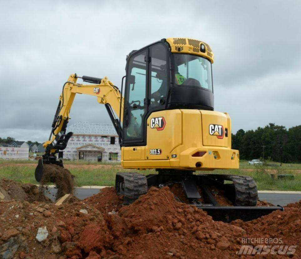 CAT 303.5 UTHYRES Mini ekskavatörler, 7 tona dek