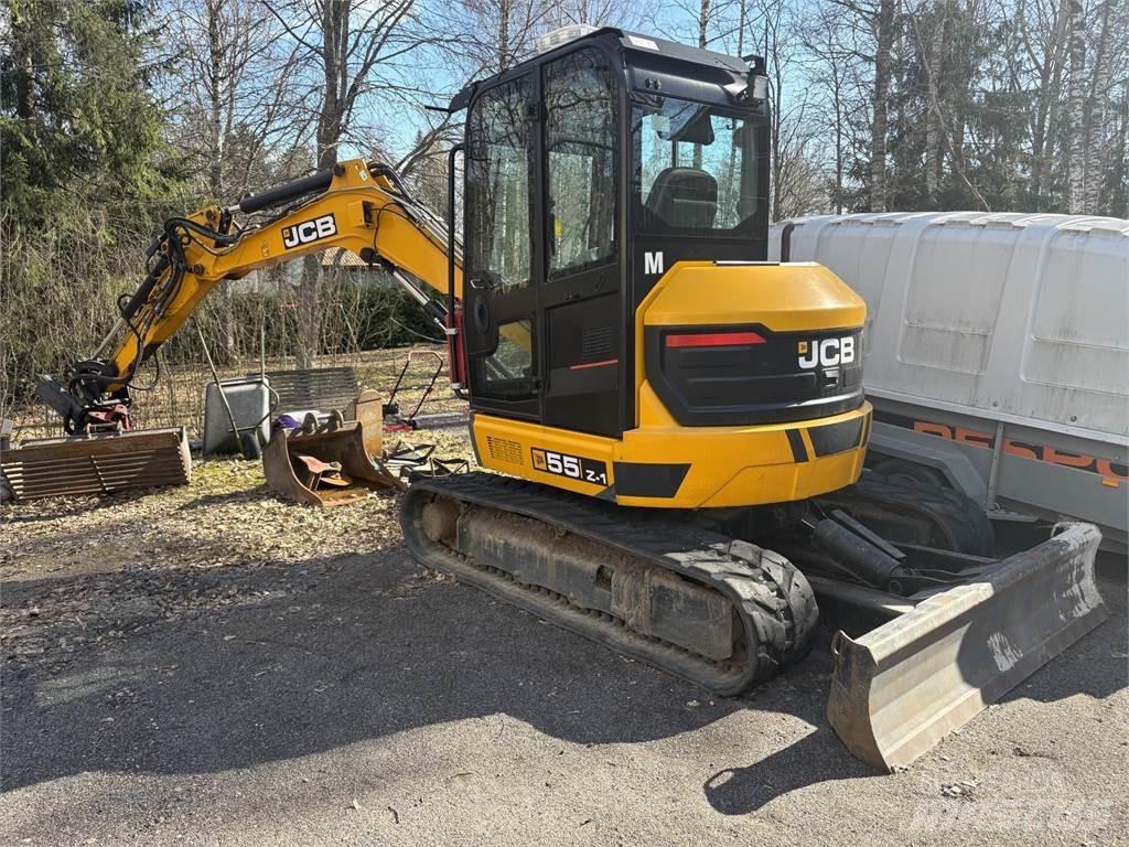 JCB 55Z-1 T3 Paletli ekskavatörler