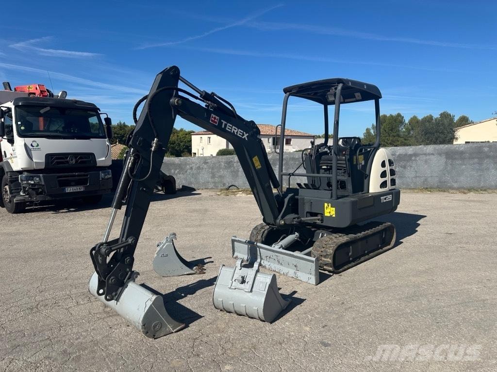 Terex TC 29 Mini ekskavatörler, 7 tona dek