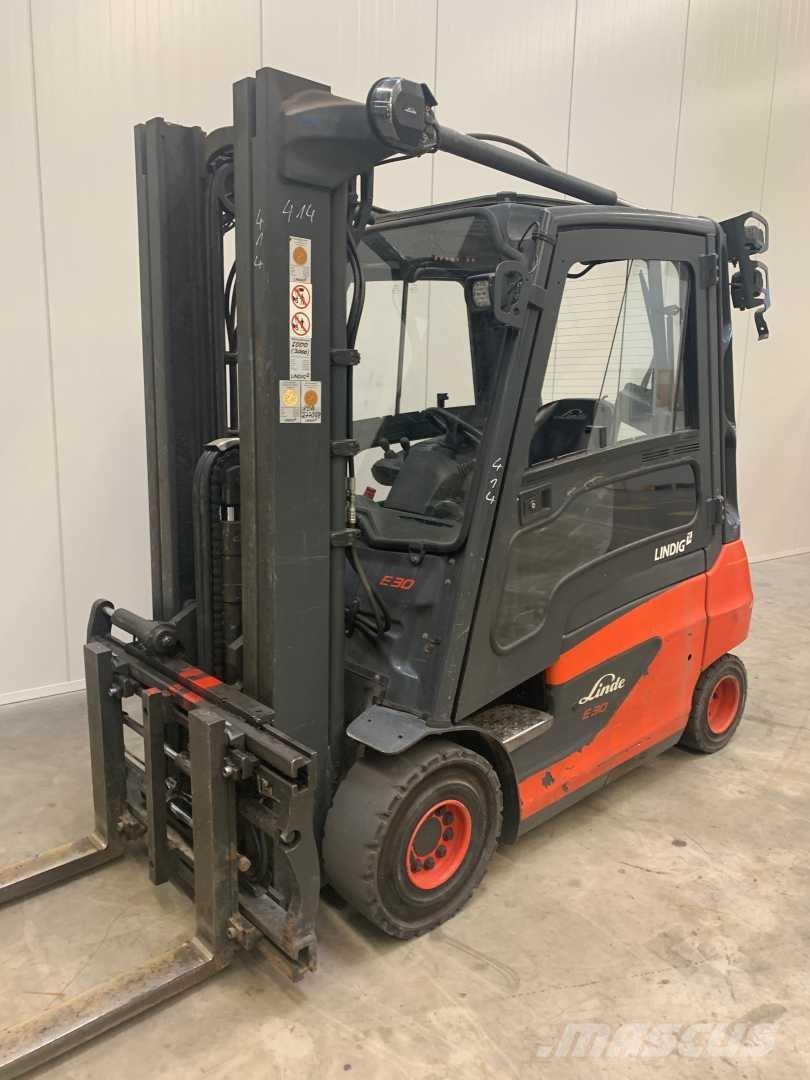 Linde E30 Elektrikli forkliftler