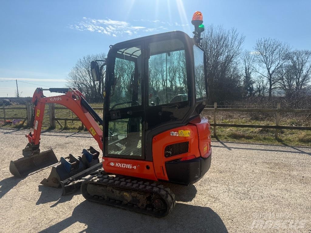 Kubota KX 016-4 Mini ekskavatörler, 7 tona dek