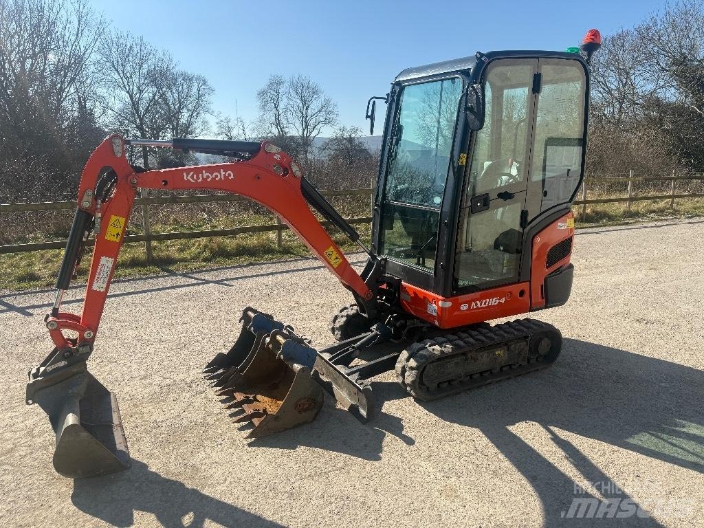 Kubota KX 016-4 Mini ekskavatörler, 7 tona dek