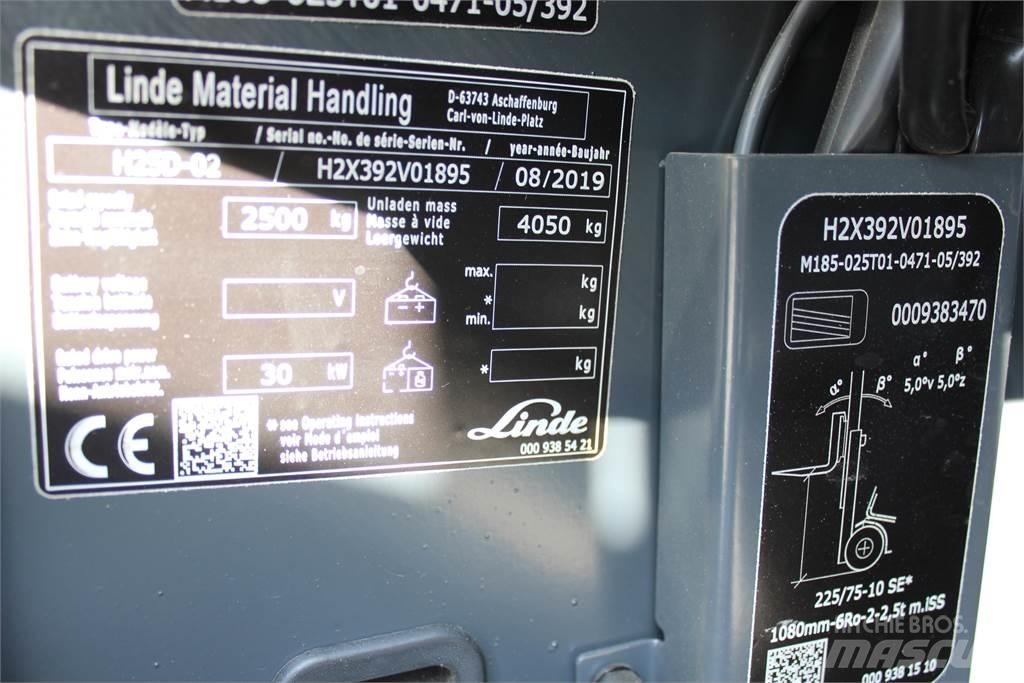 Linde H25D Dizel forkliftler