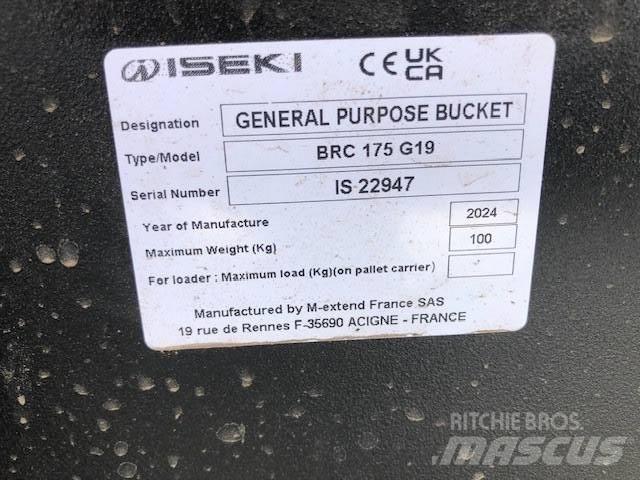 Iseki MX 1.75 BUCKET Diger yol bakim makinalari