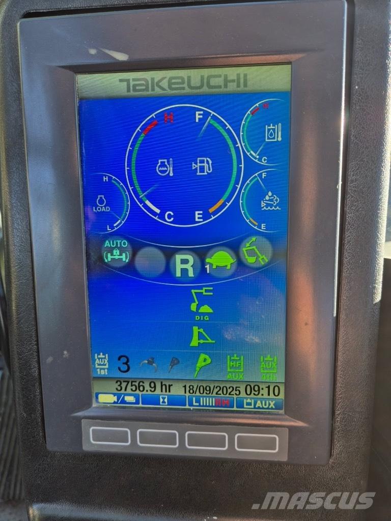 Takeuchi TB 295 W Lastik tekerli ekskavatörler