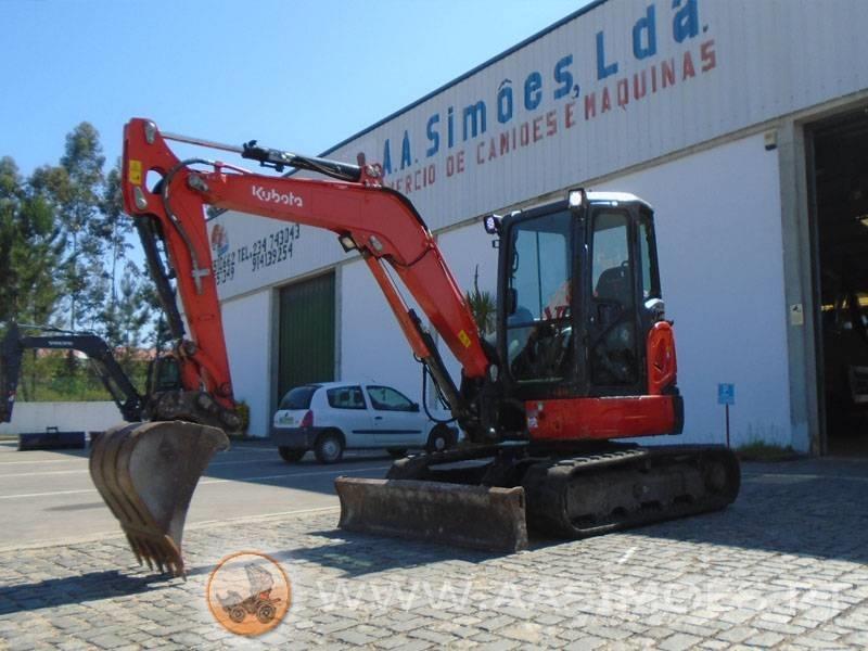 Kubota U 48-4 Mini ekskavatörler, 7 tona dek