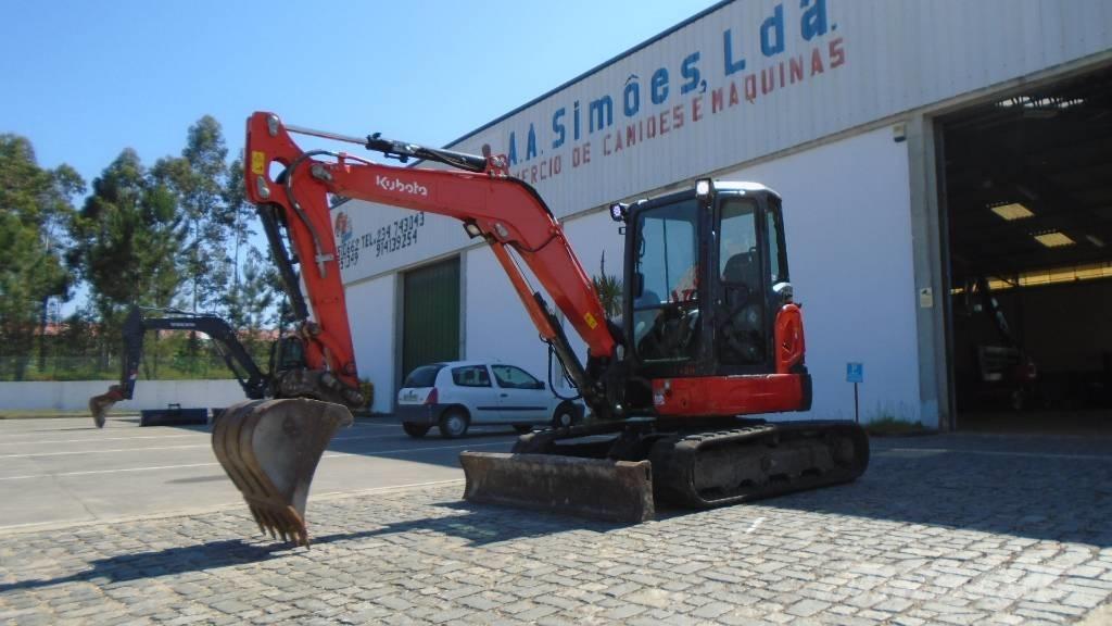 Kubota U 48-4 Mini ekskavatörler, 7 tona dek