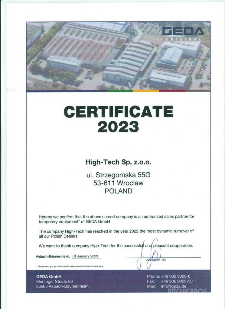 Geda 500 ZP /1000 Z Personel Platformları ve Cephe Asansörleri