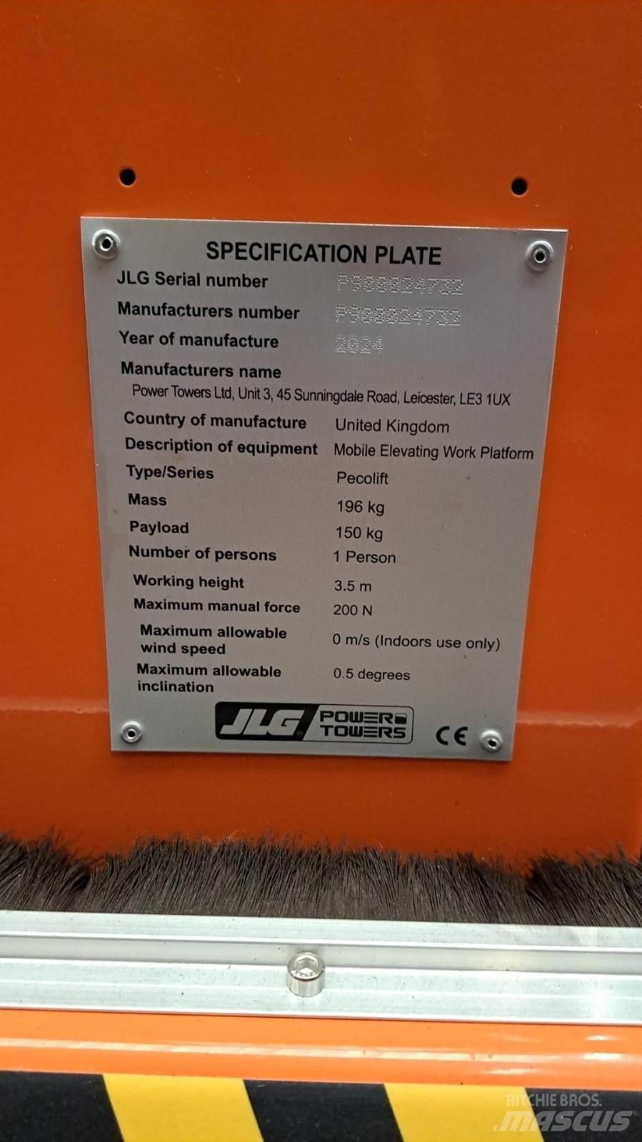 JLG Pecolift Diger lift ve platformlar