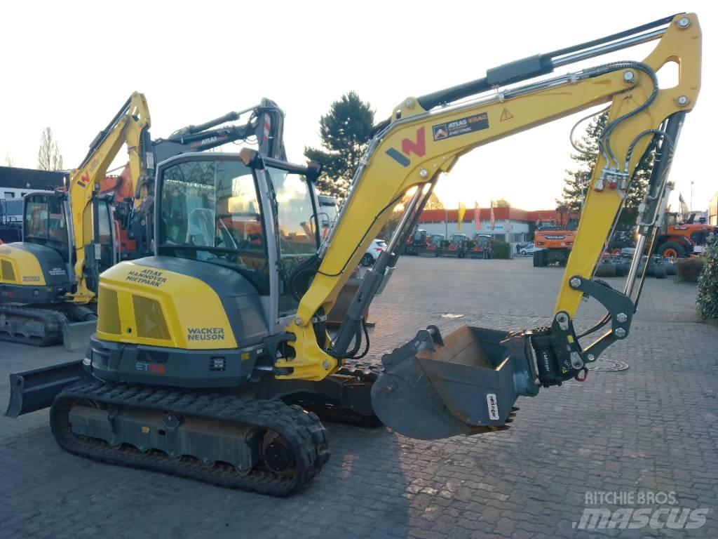 Wacker Neuson ET 58 Mini ekskavatörler, 7 tona dek