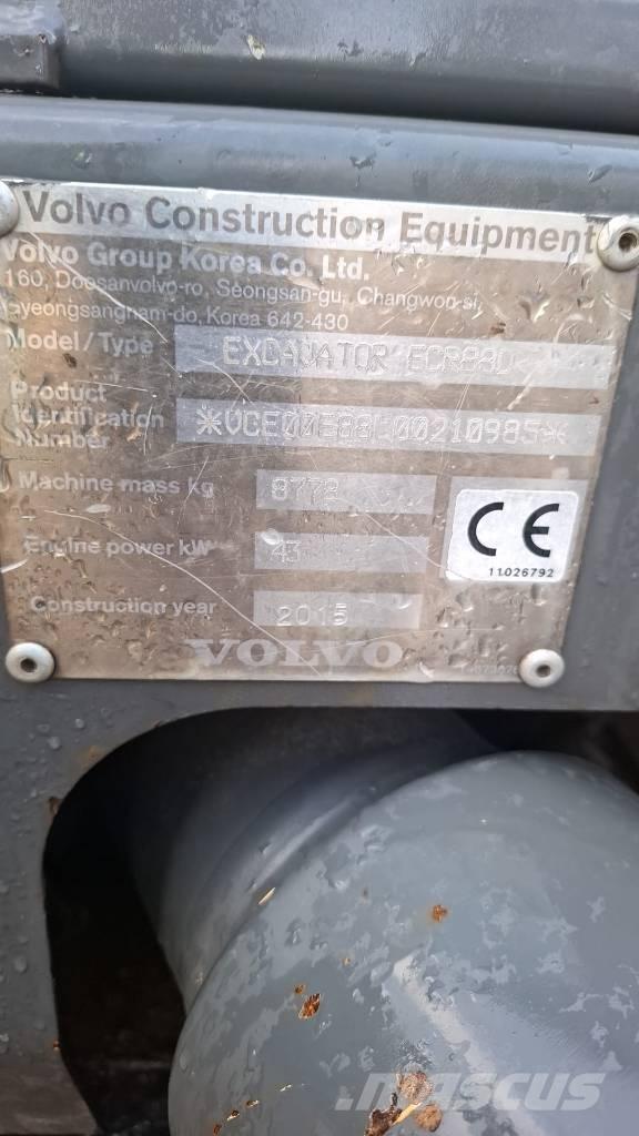 Volvo ECR88D Midi ekskavatörler 7 - 12 t