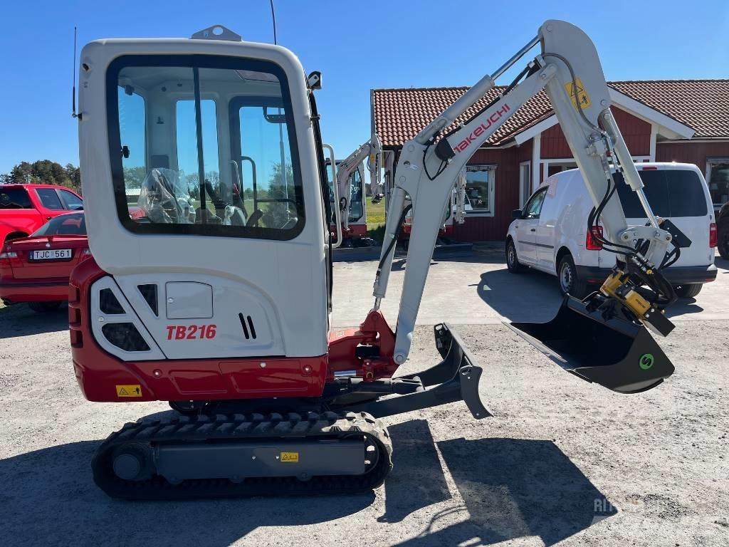 Takeuchi TB 216 A Mini ekskavatörler, 7 tona dek