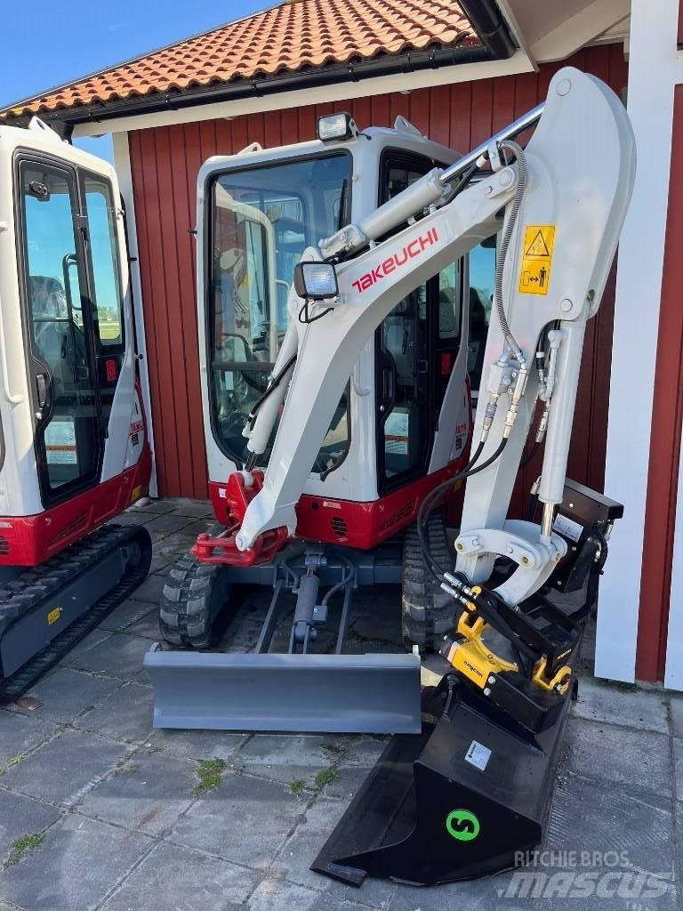 Takeuchi TB 216 A Mini ekskavatörler, 7 tona dek
