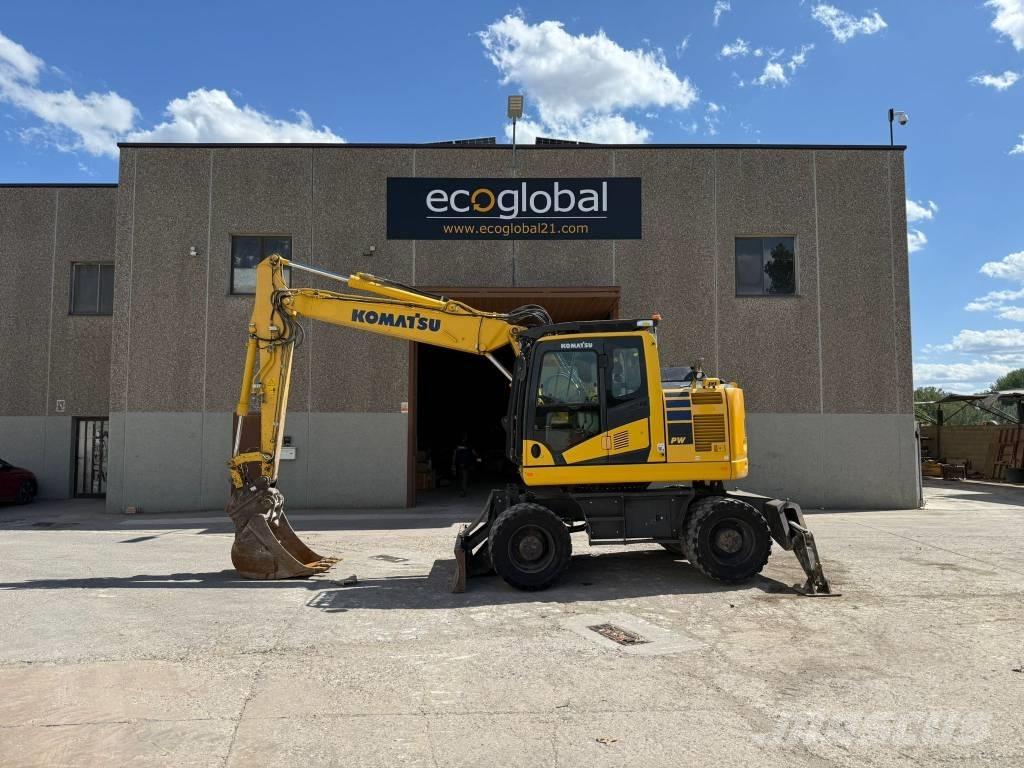 Komatsu PW 148-11 Lastik tekerli ekskavatörler