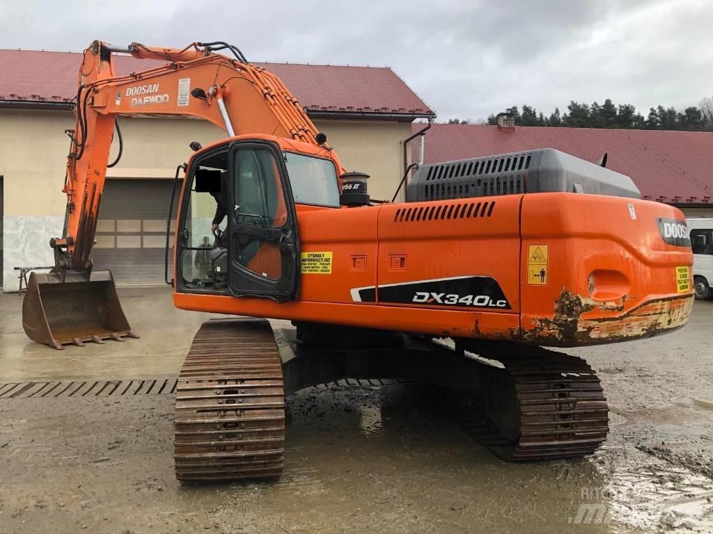 Doosan DX 340 LC Paletli ekskavatörler