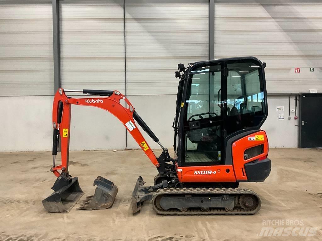 Kubota KX 019-4 Mini ekskavatörler, 7 tona dek