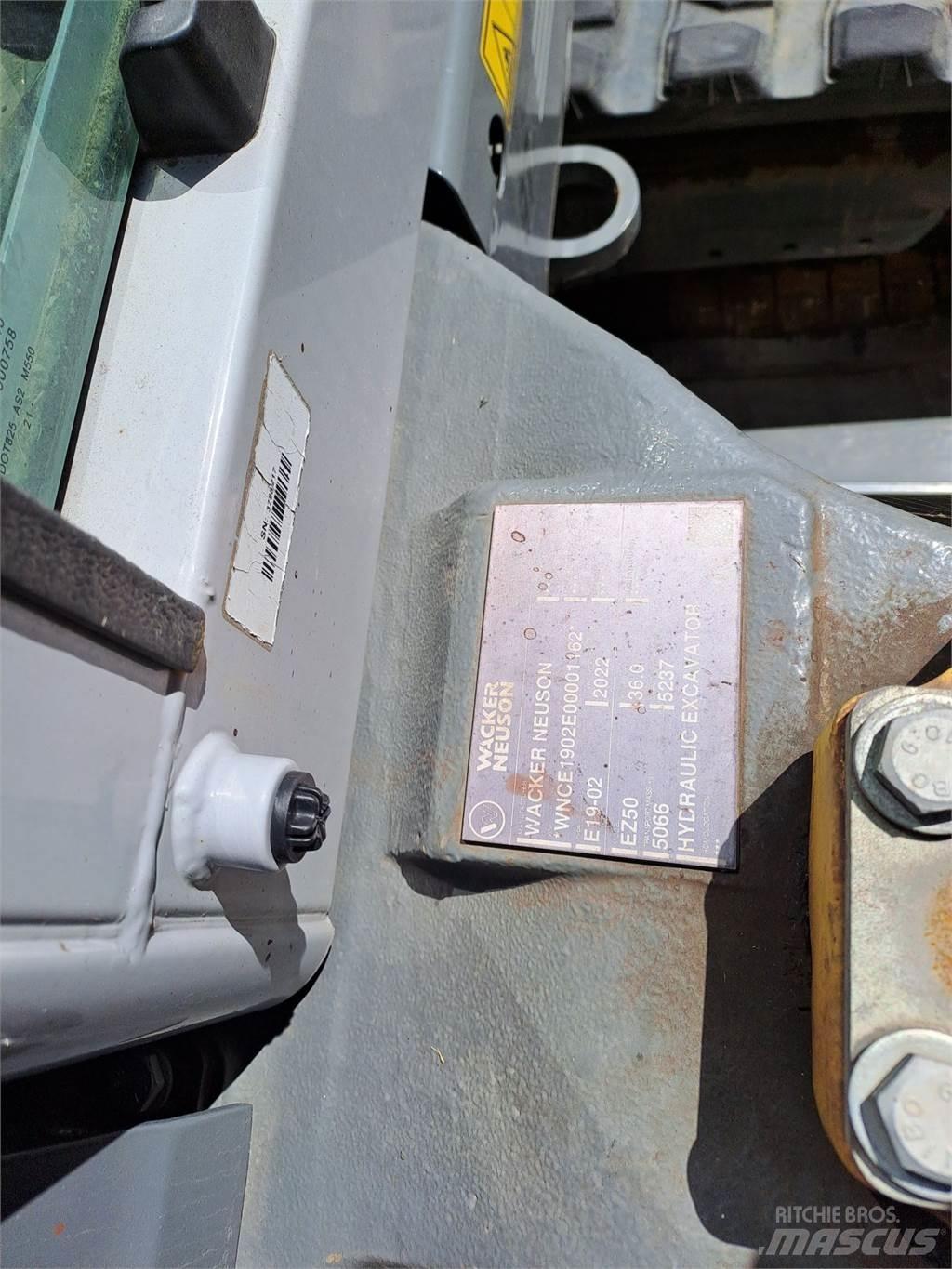 Wacker Neuson EZ50 Paletli ekskavatörler