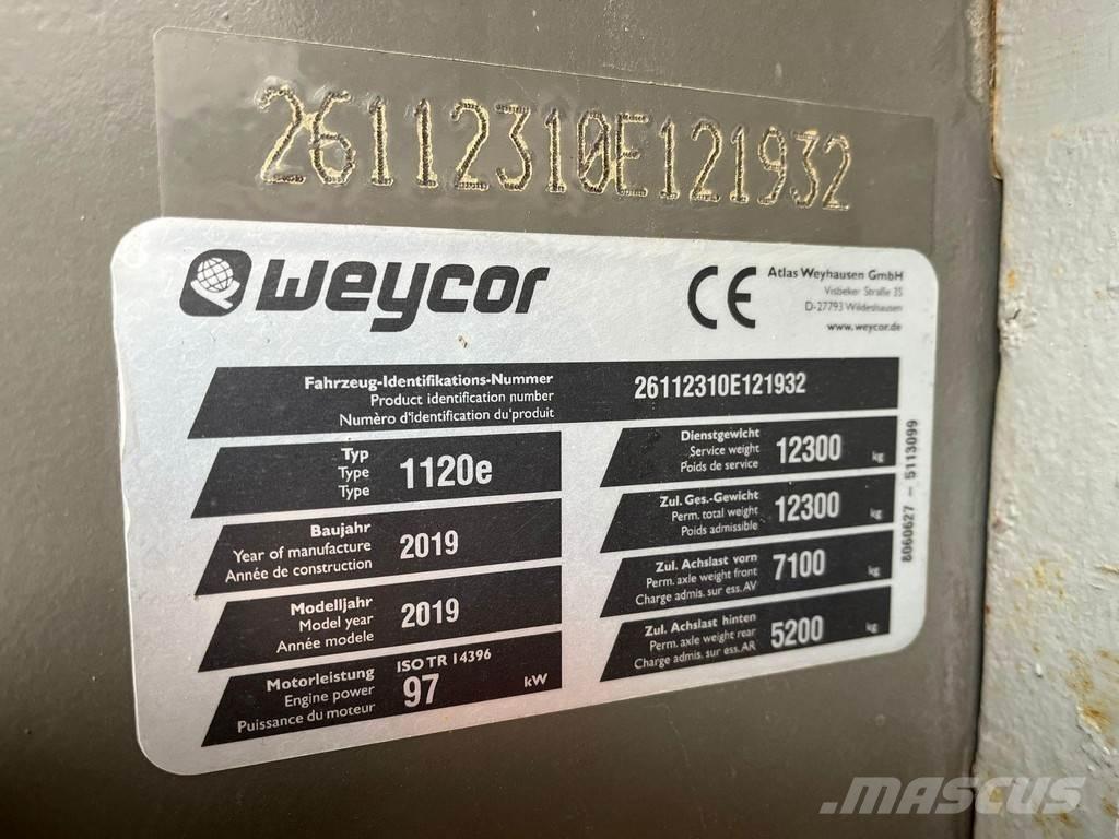 Weycor AW 1120 E Tek tamburlu silindirler