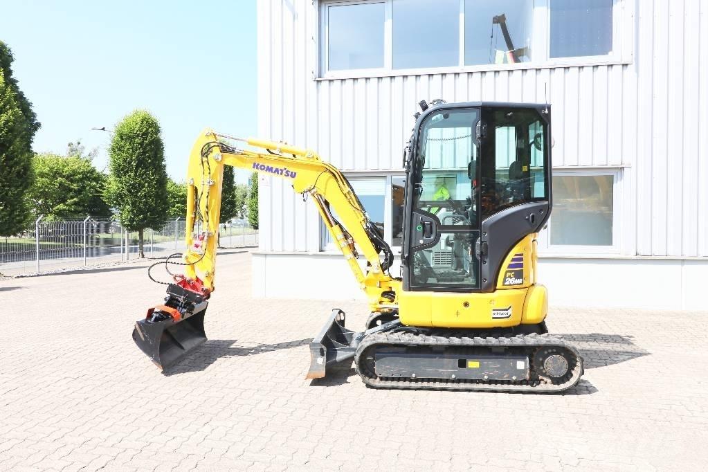 Komatsu PC 25 MR5 Mini ekskavatörler, 7 tona dek