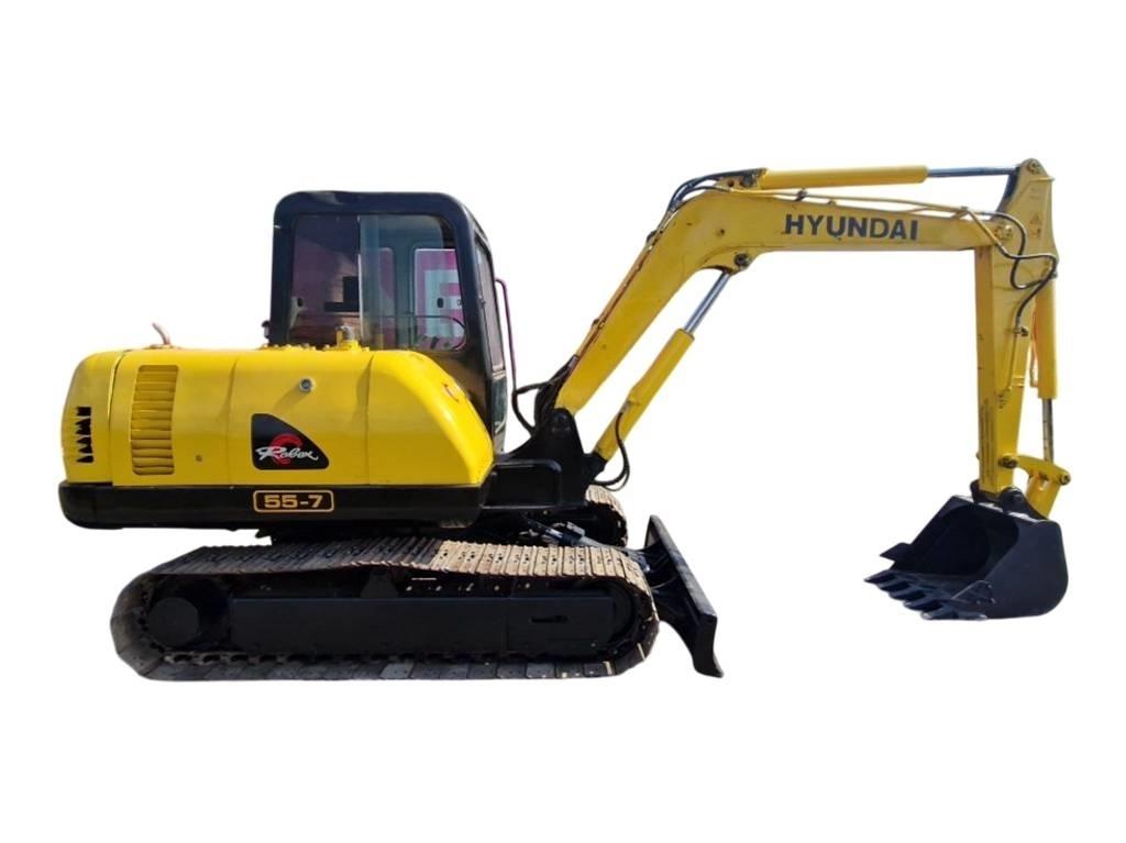 Hyundai R 155-7 Mini ekskavatörler, 7 tona dek