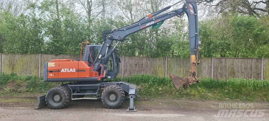 Atlas 140 W Lastik tekerli ekskavatörler