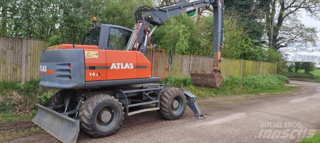 Atlas 140 W Lastik tekerli ekskavatörler