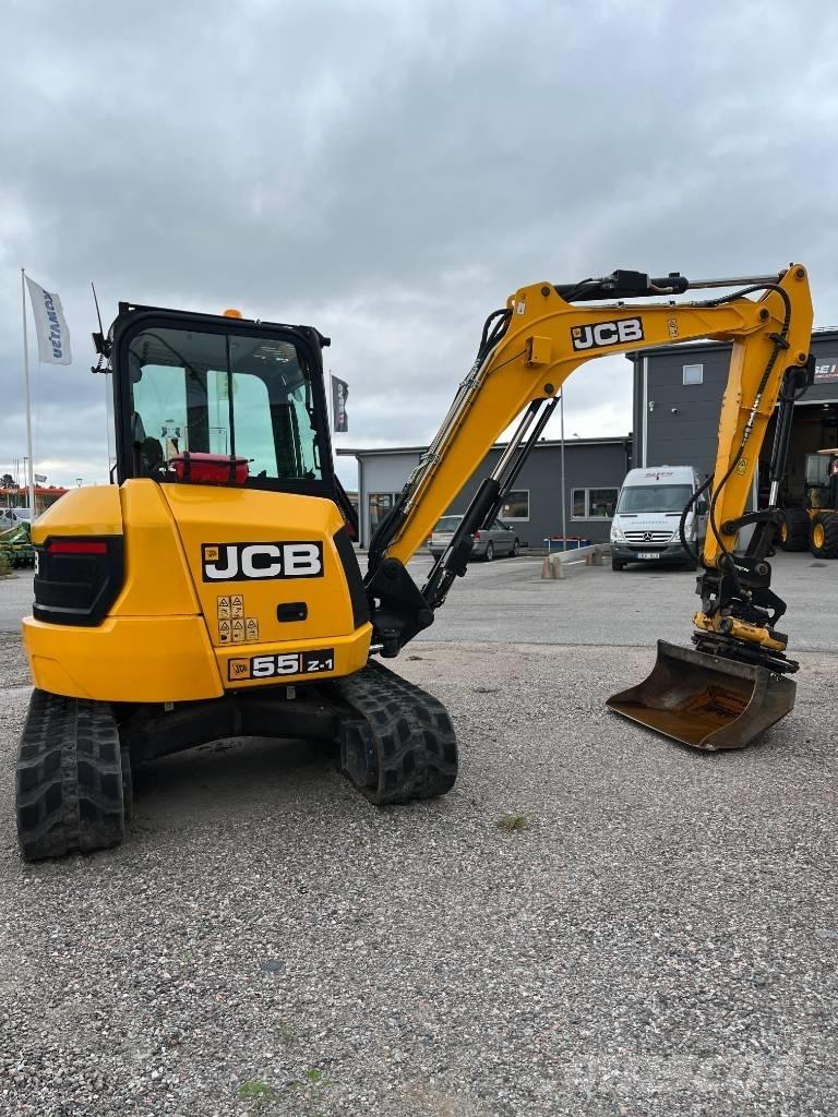 JCB 55 Z-1 Mini ekskavatörler, 7 tona dek