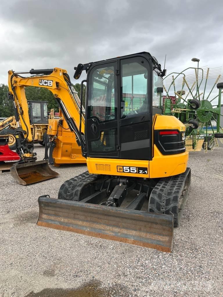 JCB 55 Z-1 Mini ekskavatörler, 7 tona dek