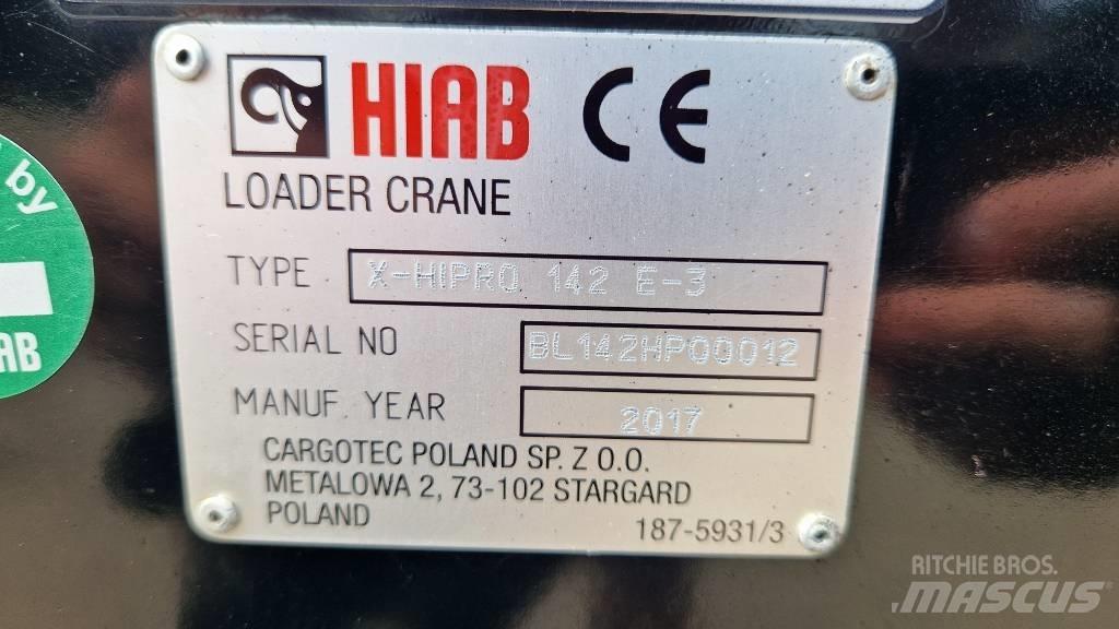 Hiab X-Hipro 142 E-3 Yükleme vinçleri
