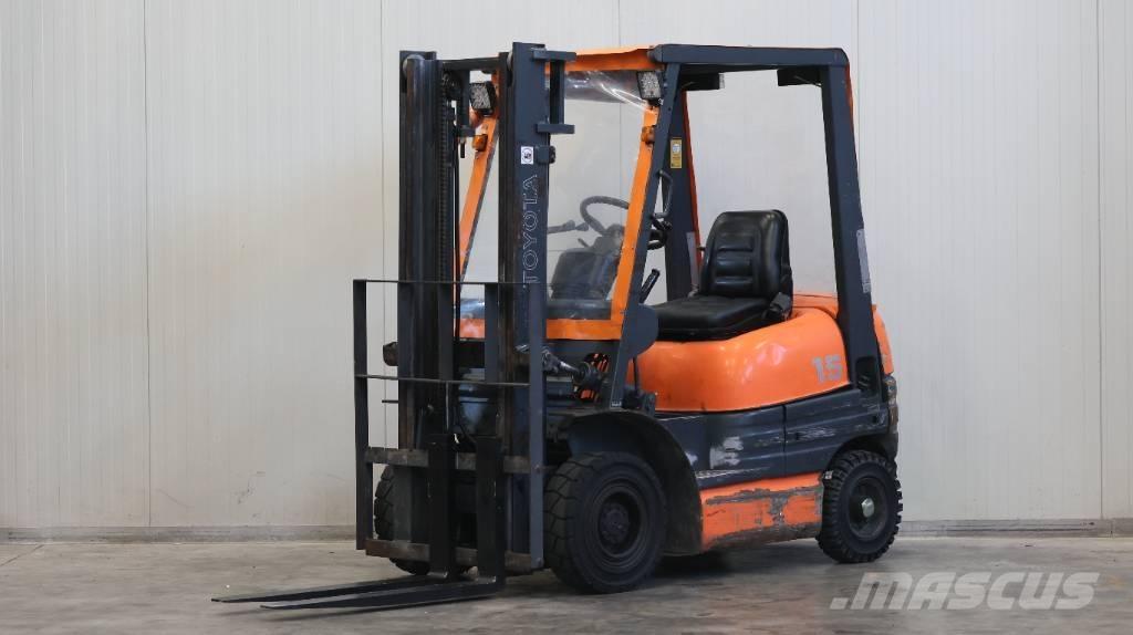 Toyota 6FDL15 Dizel forkliftler