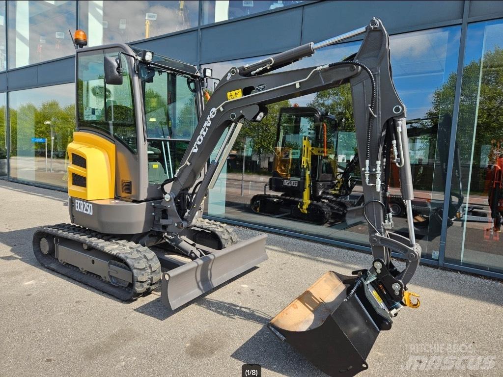 Volvo ECR 25 Mini ekskavatörler, 7 tona dek
