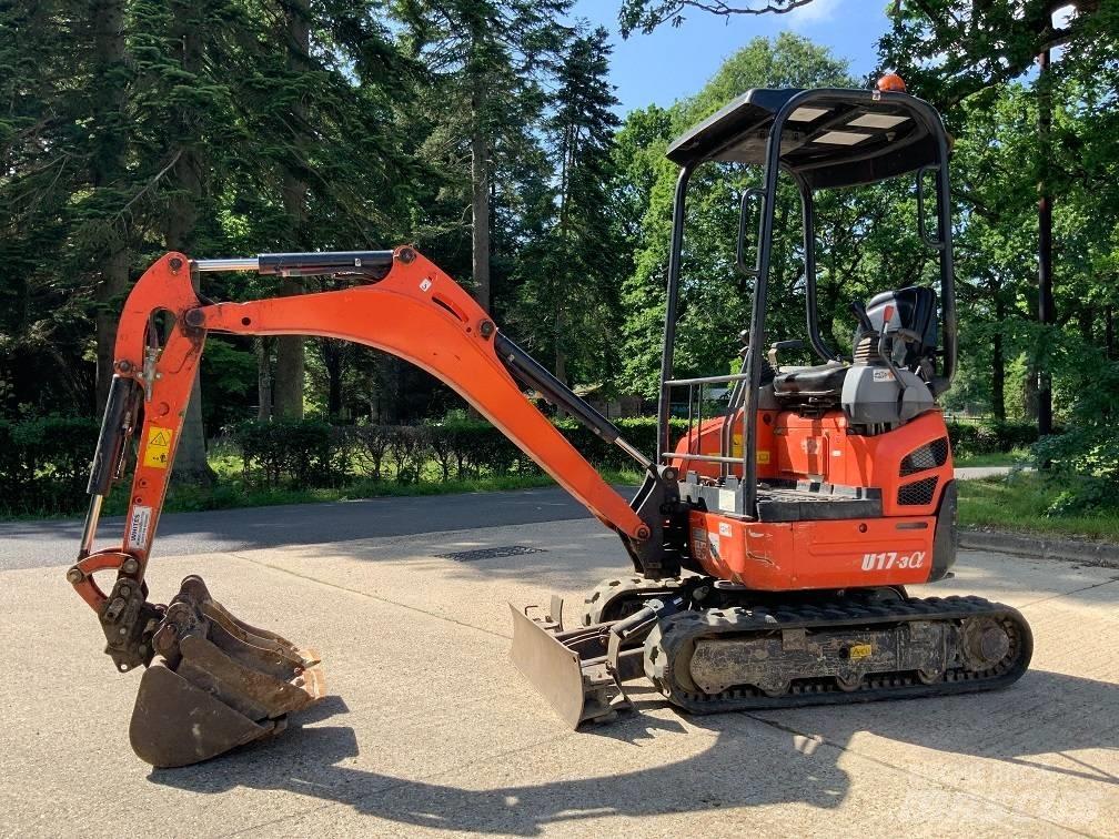 Kubota U 17-3 Mini ekskavatörler, 7 tona dek