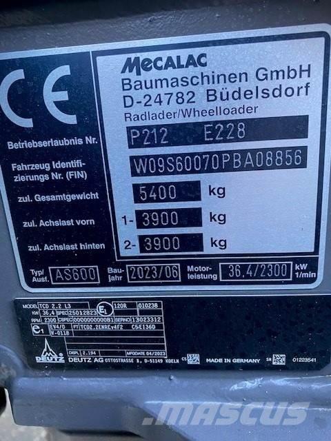 Mecalac AS600 Diger tarim makinalari