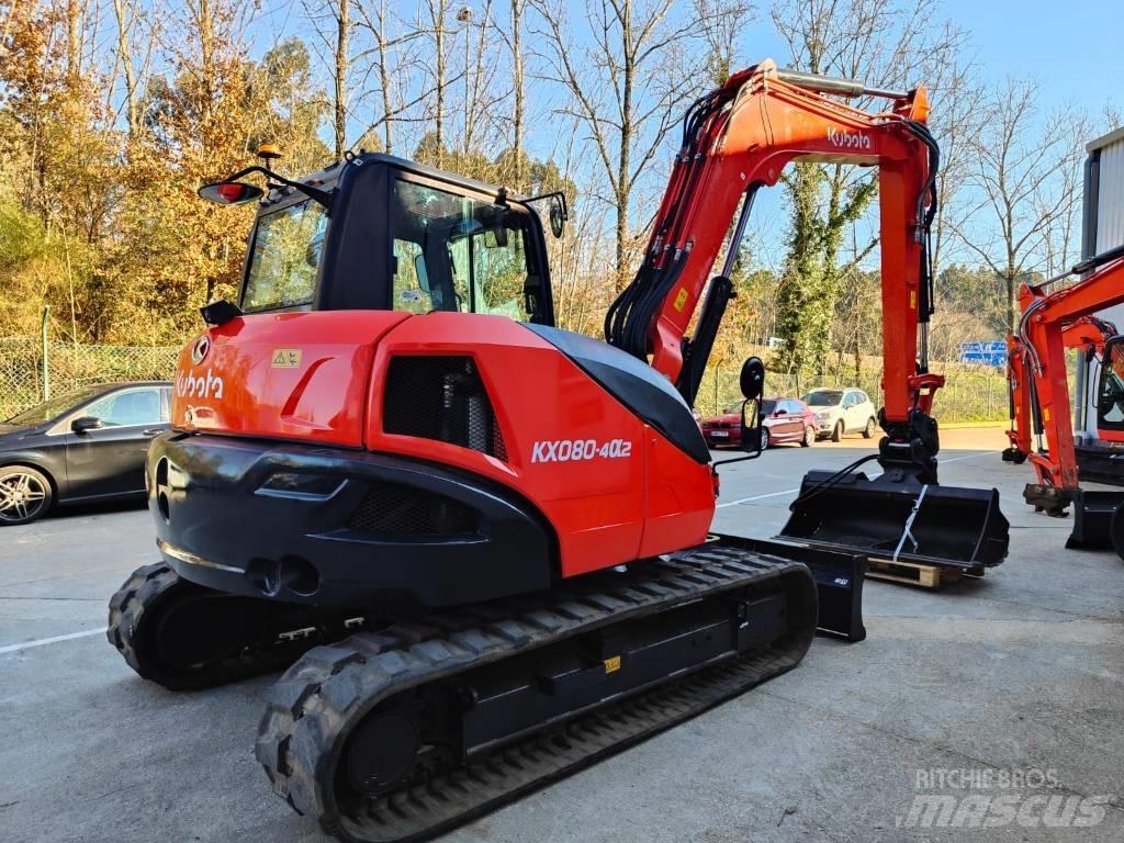 Kubota KX080-4a2 Midi ekskavatörler 7 - 12 t