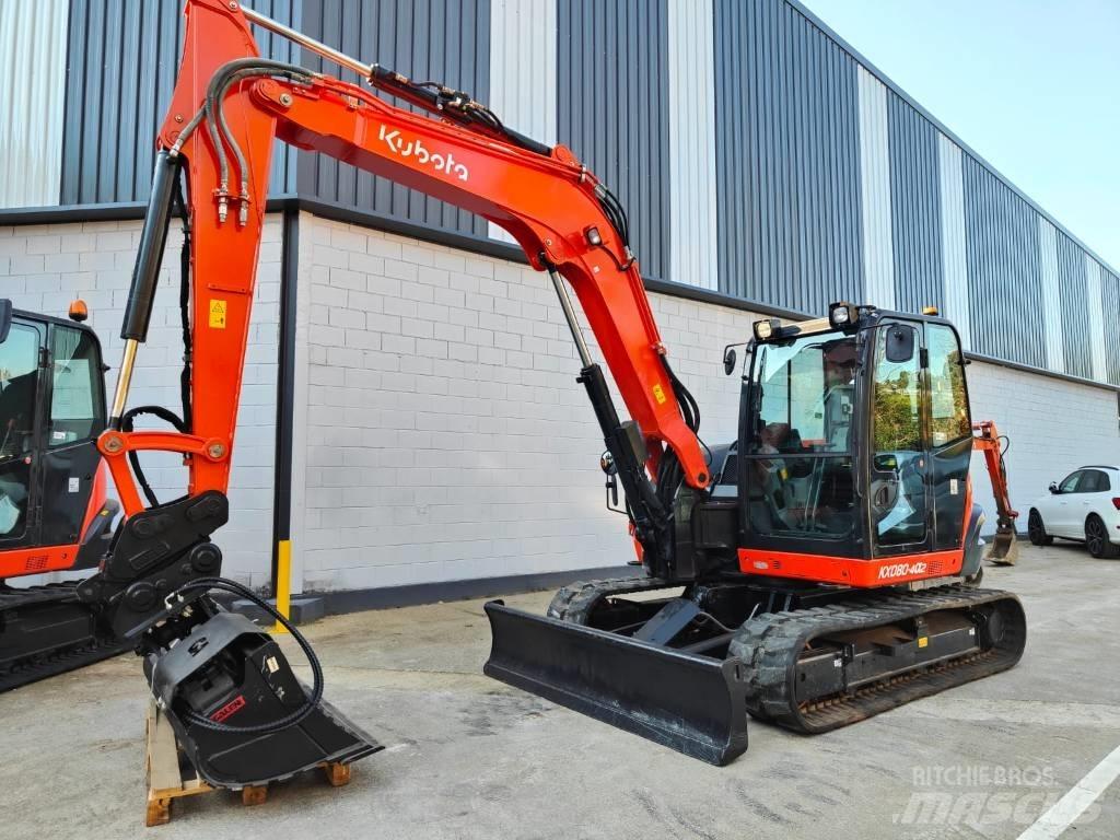 Kubota KX080-4a2 Midi ekskavatörler 7 - 12 t