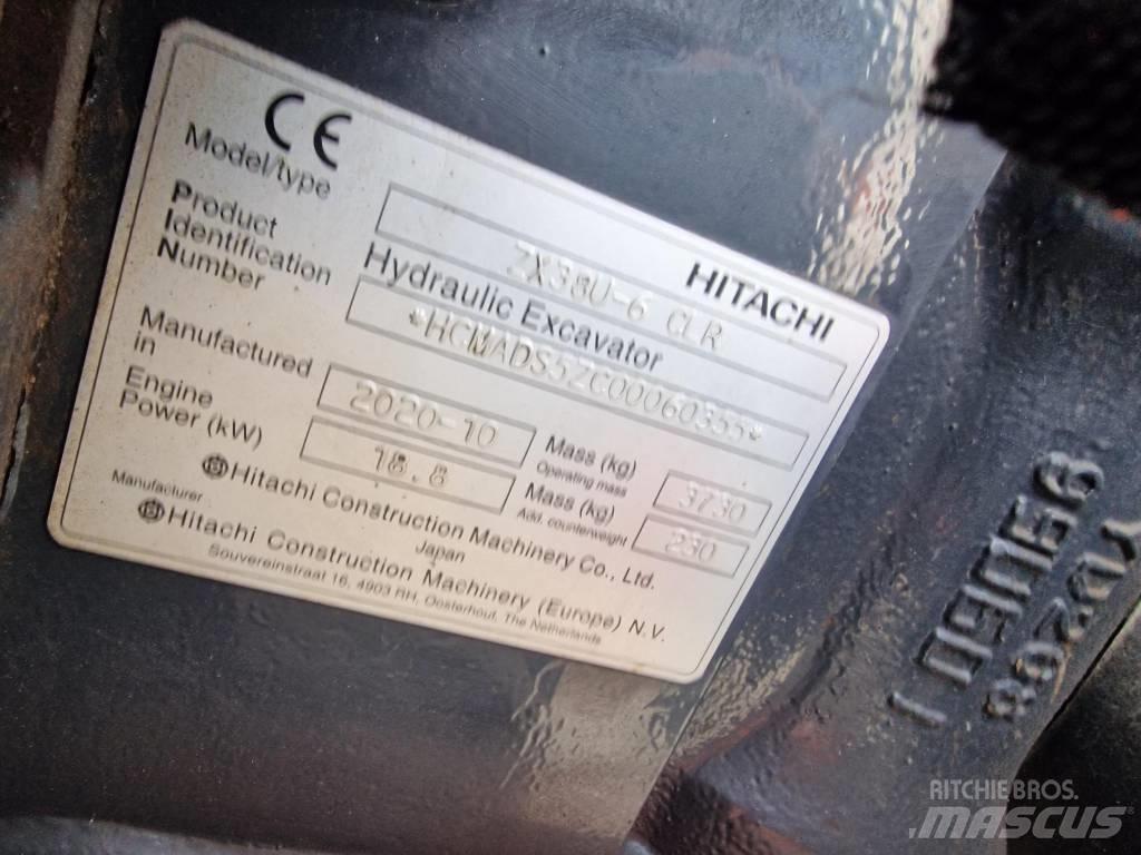 Hitachi ZX38U-6 Mini ekskavatörler, 7 tona dek