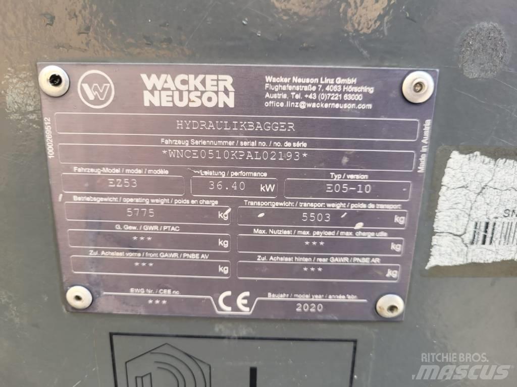 Neuson EZ 53 Mini ekskavatörler, 7 tona dek