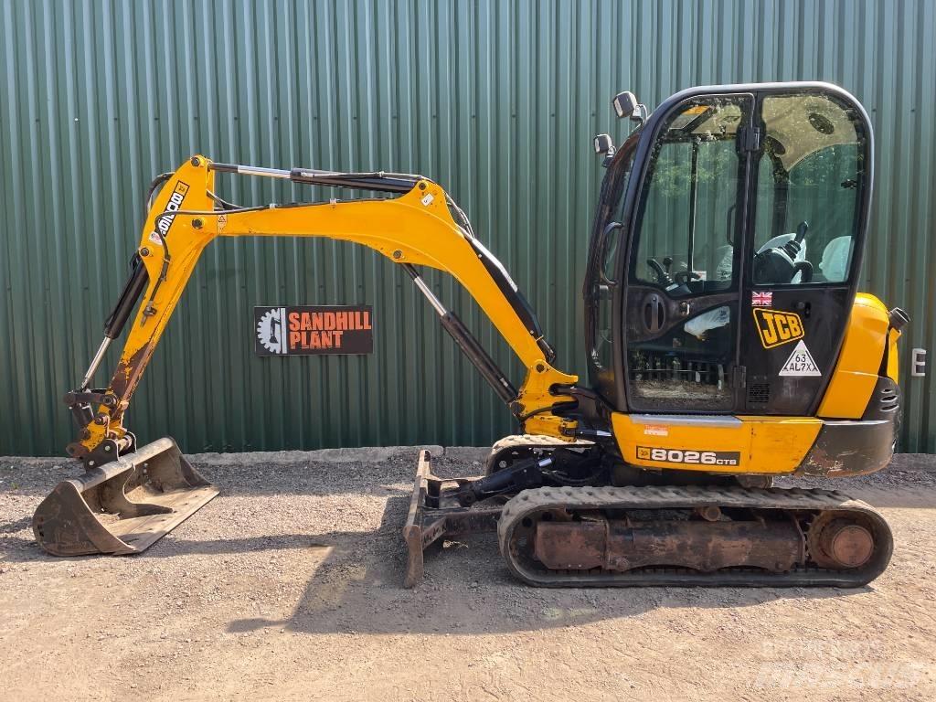 JCB 8026 CTS Mini ekskavatörler, 7 tona dek